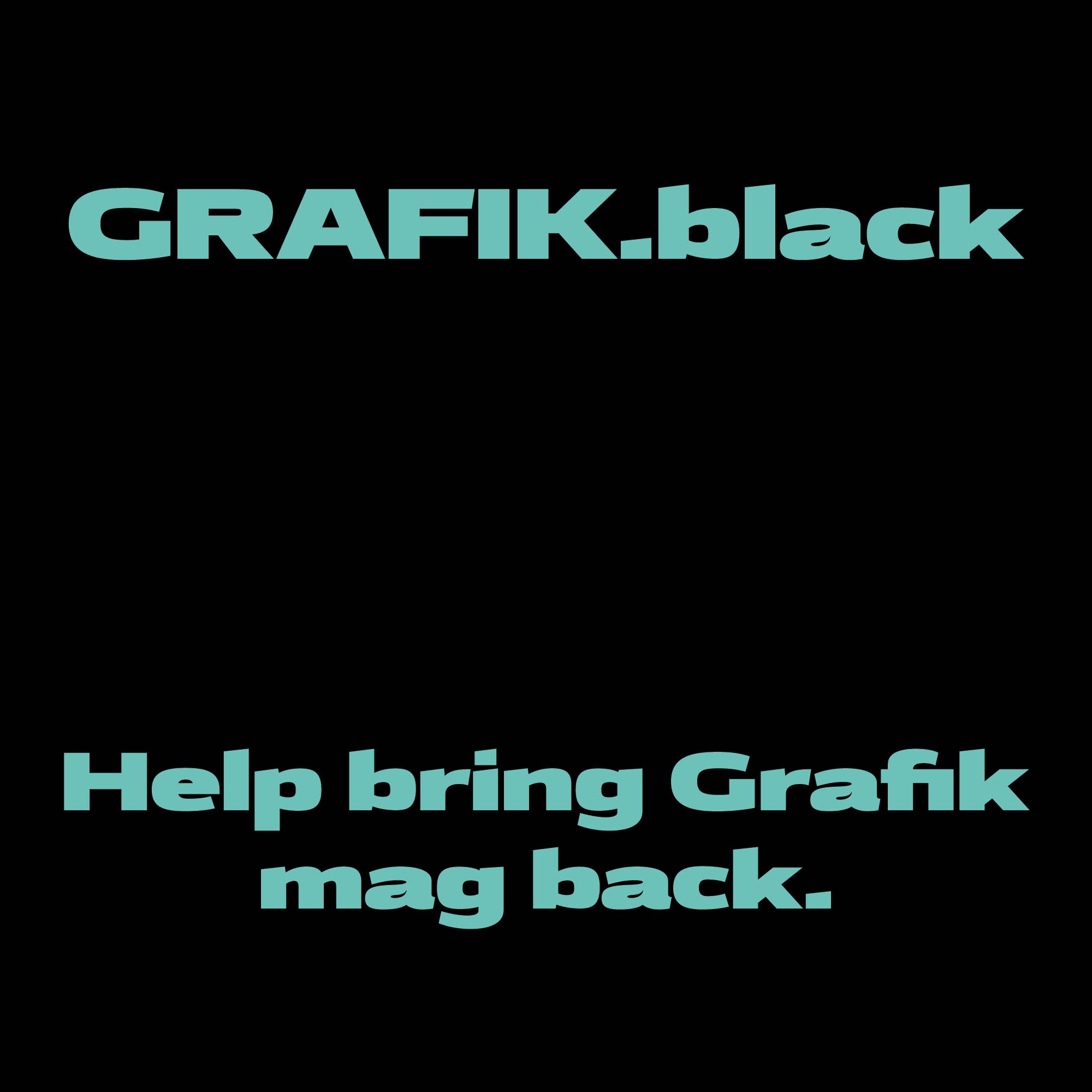 Grafik Black Typeface